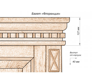 Библиотека 4-х дверная Флоренция Библиотека 4-х дверная Флоренция